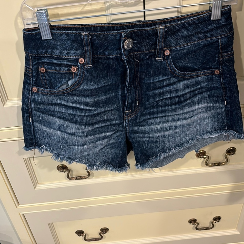 American eagle jean shorts‎